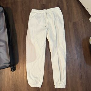 Forever 21 women’s  White Drawstring Joggers